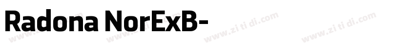 Radona NorExB字体转换 Radona NorExB字体转换